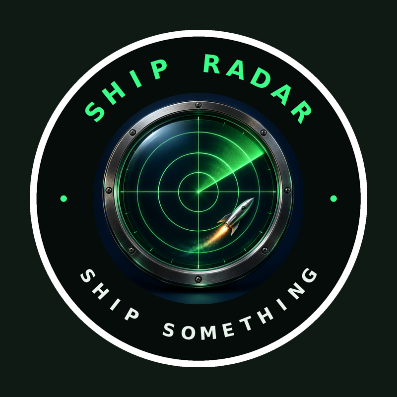 Ship Radar logo sticker
