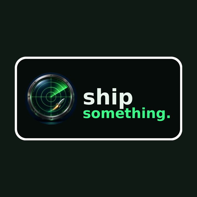 Ship something sticker